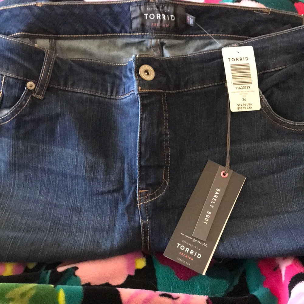 Torrid Premium Barely Boot Jeans NWT
